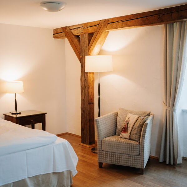Schloss Maierhofen, Apartment St. Laurentius, Sitzecke